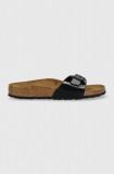 Birkenstock papuci femei, culoarea negru 040303-Black