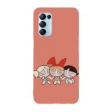 Husa compatibila cu Oppo A72 model Powerpuff Girls sleepover, Silicon, TPU, Viceversa, Transparent, Carcasa
