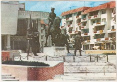 bnk cp Sfantu Gheorghe - Statuia lui Mihai Viteazul - circulata foto