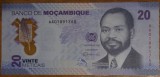 20 meticais 2024, Mozambic, polimer, UNC