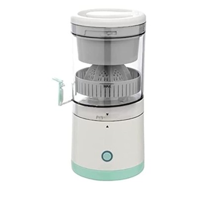 Storcator de citrice, cu incarcare USB, fara fir, din ABS non-toxic, portabil, cu incarcare rapida, alb foto