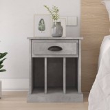 Gossi noptiere, gri beton, 43x36x50 cm