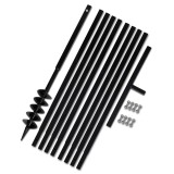 Cumpara ieftin Burghiu de sol cu maner 100 mm cu tub prelungitor 9 m, otel