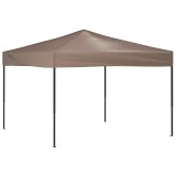 Cumpara ieftin Cort pliabil pentru petrecere, gri taupe, 3x3 m