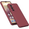 Husa Soft Touch, slim, ALC Mobile, anti soc, compatibila cu Xioami Redmi 15, Visiniu Tpu