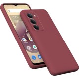 Husa Soft Touch, slim, ALC Mobile, anti soc, compatibila cu Xioami Redmi 15, Visiniu Tpu