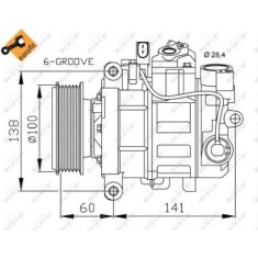 Compresor climatizare Nrf 32263