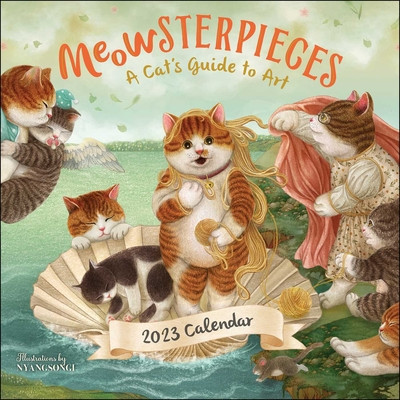 Meowsterpieces 2023 Wall Calendar: A Cat&amp;#039;s Guide to Art foto