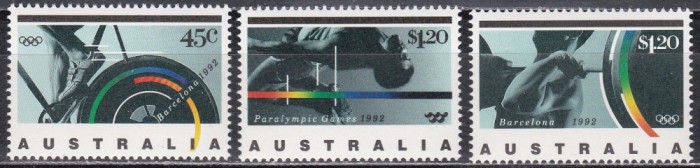 Australia 1992 - Jocurile Olimpice și Jocurile Paralimpice, MNH