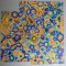 Design model abstract pentru imprimeuri textile acuarela 1967