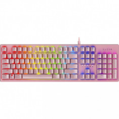 Tastatura mecanica gaming Razer Huntsman, Quartz Roz foto