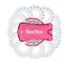 Set Bling Bling, 180 diamante, aplica strasuri par, haine, incaltaminte, Multicolor