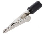 Bornă Crocodil 10A Neagră 7.9mm