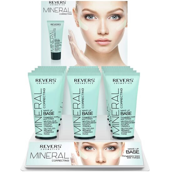 Set 12 bucati baza de machiaj Mineral Perfect, Anti-redness, Corectoare, verde, Revers 30 ml