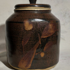 Recipient vintage din ceramica de studio din Machynlleth , Wales -