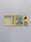 Bancnota Argentina 20000 pesos (2024) UNC - urma cum a fost prinsa in fisic