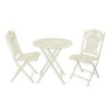 Set mobilier din fier forjat antik white DZ-201