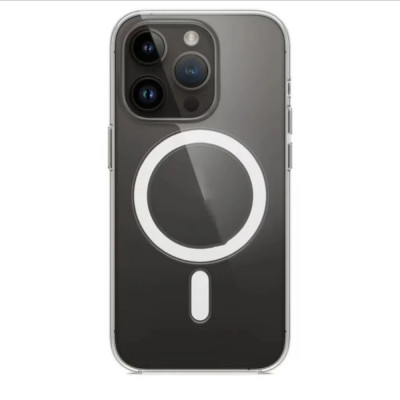 Husa telefon compatibila cu iPhone 15 Pro, MagSafe, silicon foto