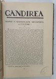 ' GANDIREA ' REVISTA ' , COLEGAT DE 10 NUMERE CONSECUTIVE , IANUARIE - DECEMBRIE 1937 , AN COMPLET