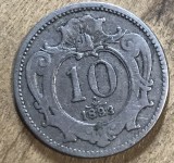 MNDSTR AUT101 - Austro-Ungaria - 10 heller 1893