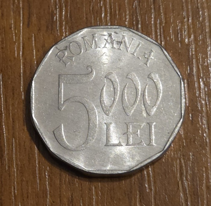 5000 lei 2002, Rom&acirc;nia
