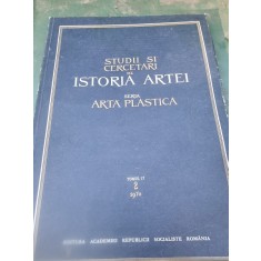 Studii si Cercetari de Istoria Artei, seria arta plastica 1970, tomul 17 vol.2