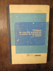 Culegere de exerci?ii gramaticale... morfologie ?i sintaxa - ?tefania Popescu foto