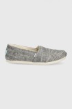 Toms espadrile Alpargata culoarea negru