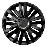 Capac roata Versaco Royal RC Black 14 inch, negru, ABS, 1 buc