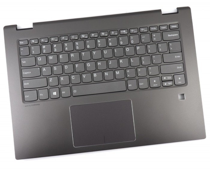 Palmrest Gri cu tastatura si touchpad