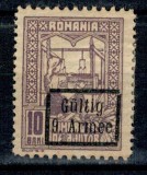 1918 - Ocupatia germana in Romania, Armata 9., Timbru de ajutor, neuzat