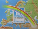 ROMANIA 1982 LP 1060 - EVENIMENT 10 ANI CSCE COLITA NESTAMPILATA