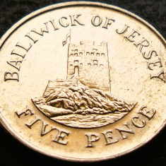 Moneda 5 PENCE - JERSEY, anul 2006 * cod 2994