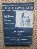 Poezii / Ion Barbu texte comentate