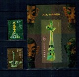 China 2012 - Statui de bronz, serie si colita neuzata