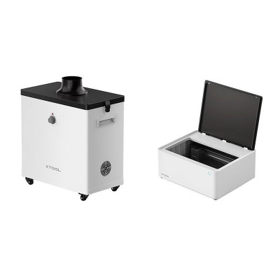 Set xTool M1 10W cu Purificator de Fum , Gravator Cutter Laser, Camera cu AI, Accesorii Incluse foto