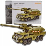 SET DE BLOCURI DE CONSTRUCȚIE CANON TANK PENTRU COPII MODEL MILITAR DE RĂZBOI