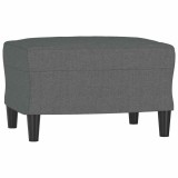 Cumpara ieftin Taburet, gri inchis, 60x50x41 cm, material textil