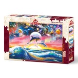 Puzzle 500 piese - UNIVERSAL DOLPHINS, Jad