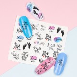 Tatuaj Unghii LUXORISE Love Twist, BN-1493