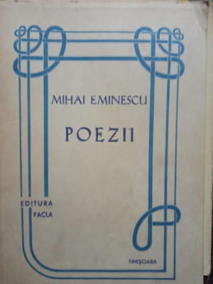 Mihai Eminescu - Poezii (1991) foto