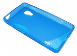 Husa silicon S-line albastra pentru LG Optimus L5 II E460