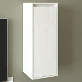 Dulap de perete, alb, 30x30x80 cm, lemn masiv de pin GartenMobel Dekor, vidaXL