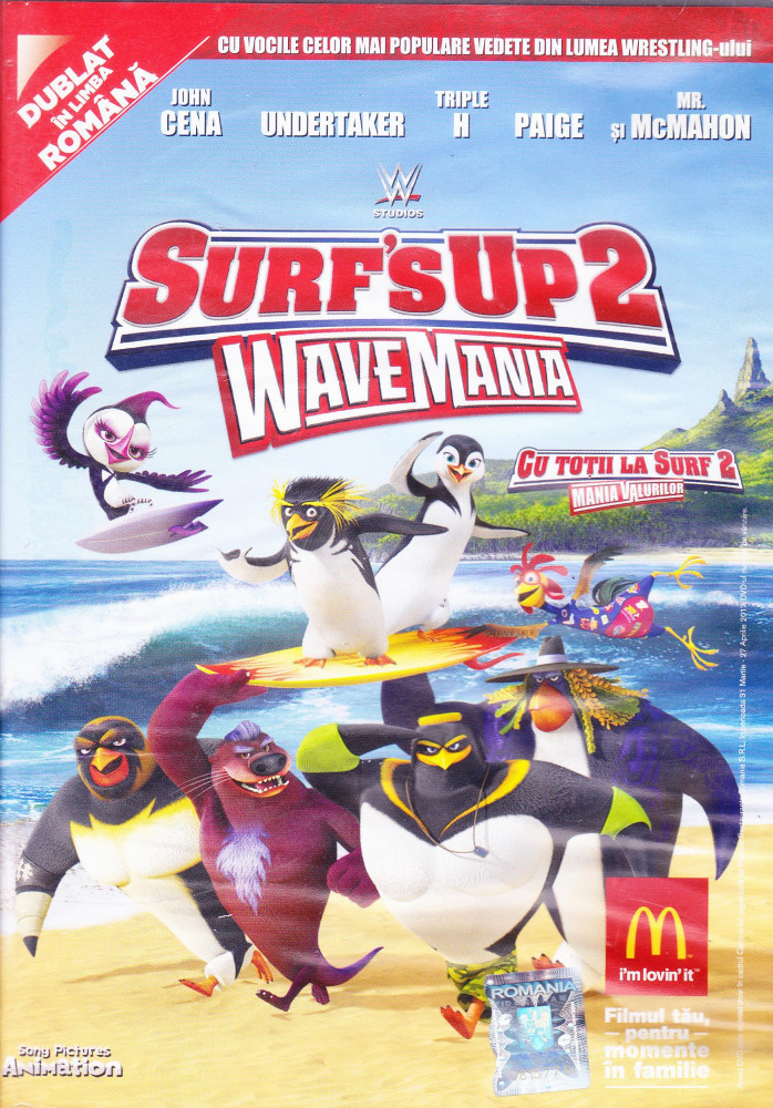 DVD animatie: Cu totii la surf 2 ( original, dublat si cu sub. in lb.romana  ) | Okazii.ro