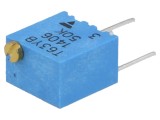 Poten&Aring;&pound;iometru de montare bobinat 50k&Icirc;&copy;, IP67, multitura 1/4 inch