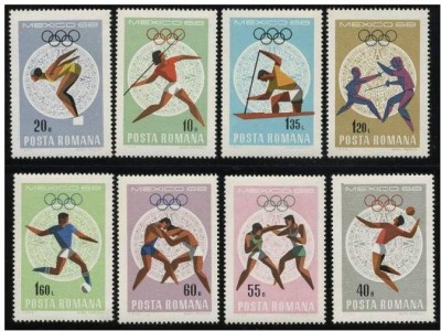 JO de vara Mexic, 1968, nr. lista 680, MNH foto