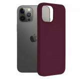 Cumpara ieftin Husa iPhone 12 12 Pro Silicon Mov Slim Mat cu Microfibra SoftEdge, Techsuit