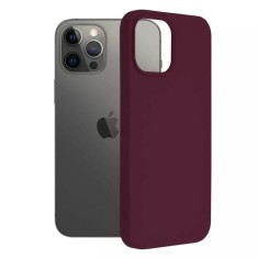 Husa iPhone 12 12 Pro Silicon Mov Slim Mat cu Microfibra SoftEdge