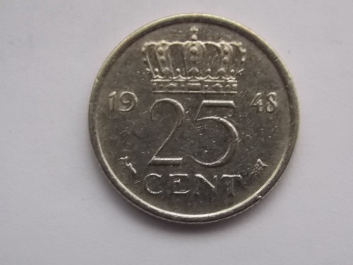 25 CENTS 1948 OLANDA