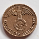 Germania Nazista 1 reichspfennig 1937/A Berlin bronz